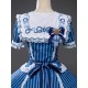 Twin Bears Antique Navy Bear Top Skirt Paneled OP and Sets(2nd Pre-Order/2 Colours/Full Payment Without Shipping)